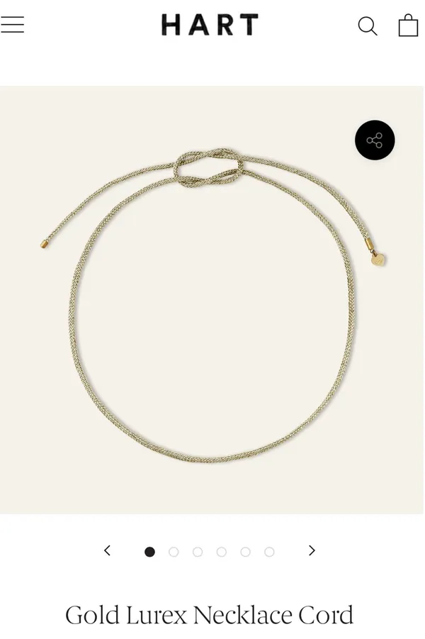 Brand New HART Gold Necklace - Image 3