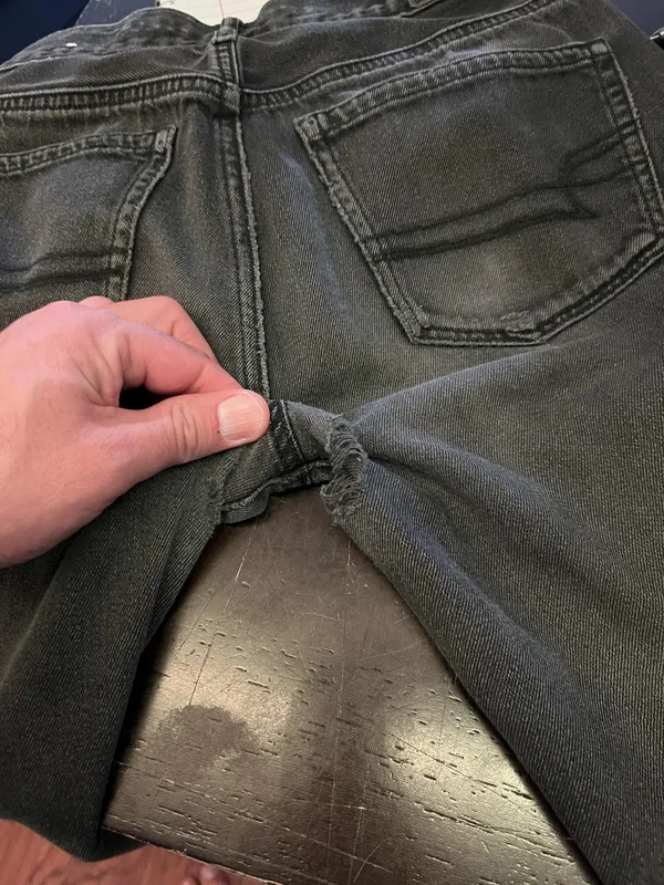 American Eagle Outfitters Boyfriend Jeans Womens 4 Gray High Rise Charcoal Denim - Image 12