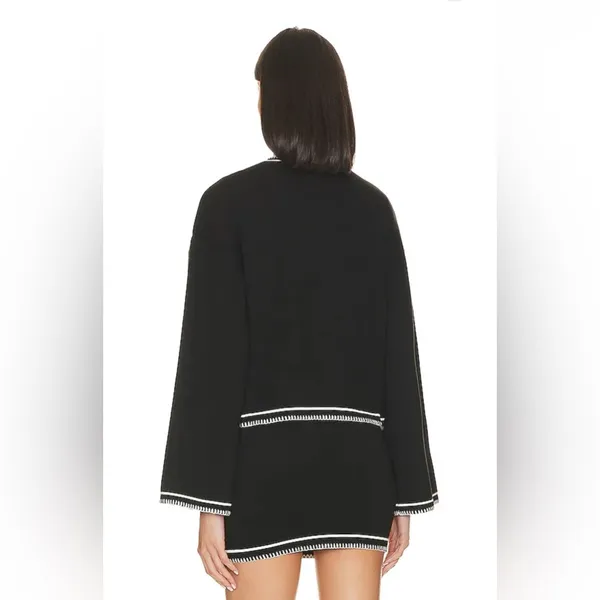 SNDYS Daphne Cardigan in Black, size XS - Image 3