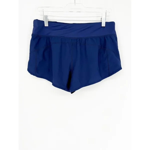 Title Nine‎ Pull On Running Shorts Women's M Blue Activewear - Image 3