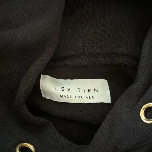 Les Tien Black Hoodie - Image 2
