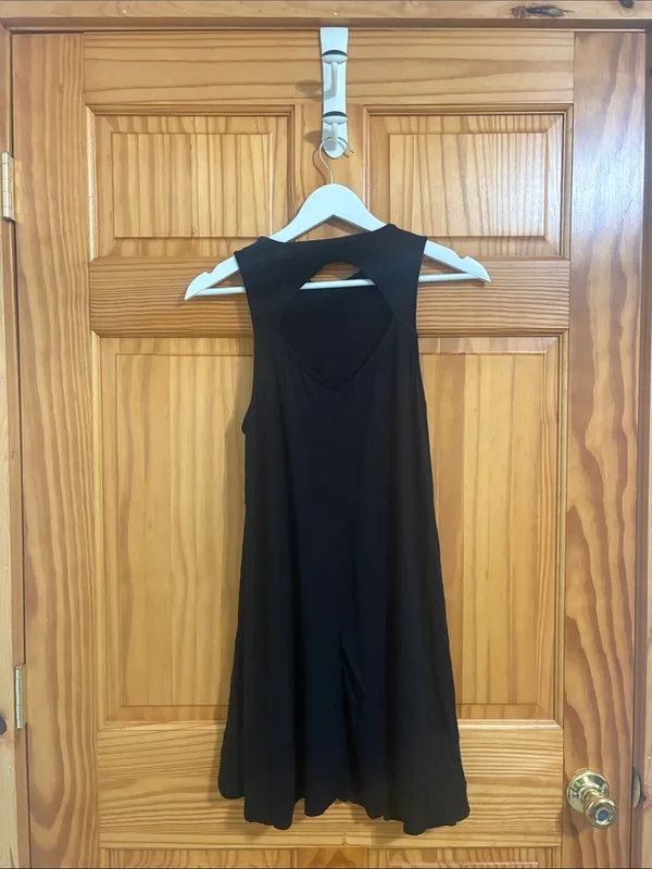 American Eagle Soft & Sexy Size XS Black Open-Back Dress - Image 4