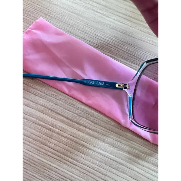 Vintage Gucci GG2102 Blue Sunglasses Eyewear - Image 3