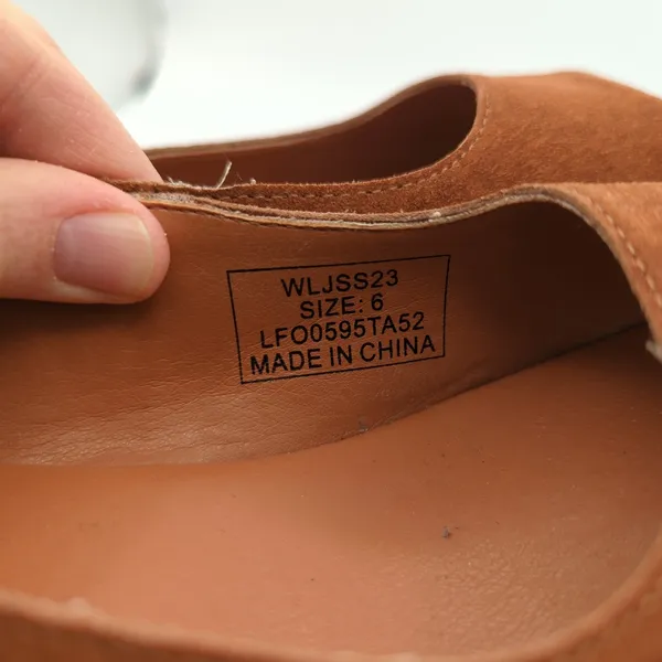 Barbour Nadia Women's Brown Suede Espadrille Wedge‎ Slingback Sandals US 8 UK 6 - Image 7