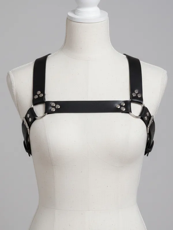 Thick Black Overbust Harness New - Image 4