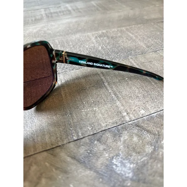 Kirkland Signature Blue Tortoise Sunglasses‎ Made in Italy - Image 4