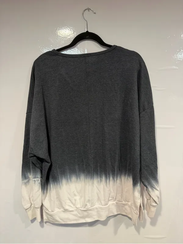 Nebraska 'Go Big Red' Dip-Dye Crewneck Sweatshirt - Image 4