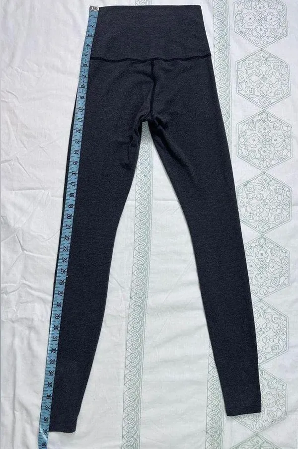 Lululemon Vintage Wunder Under Pant (Roll Down) - Heathered Black - 2 - Image 14