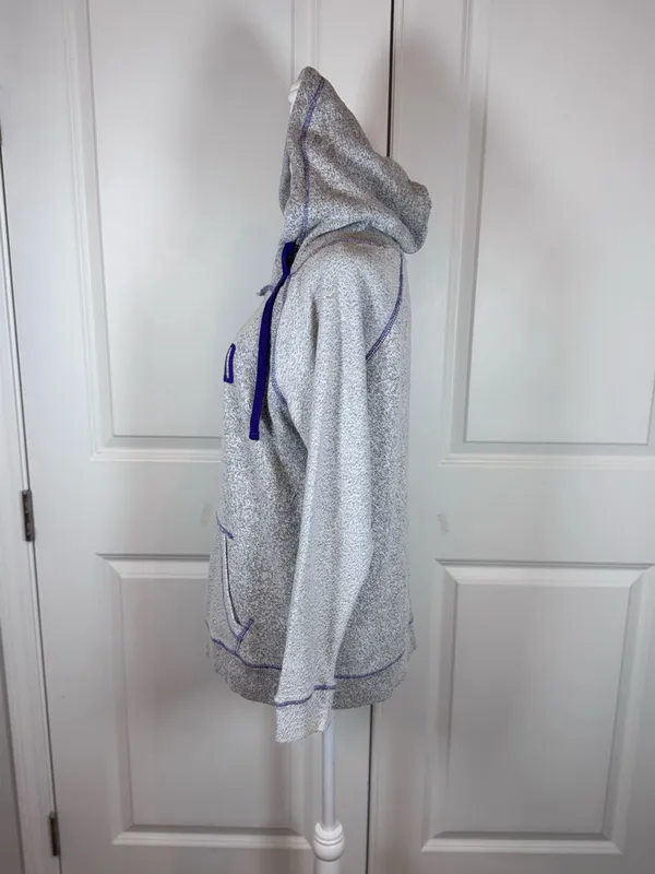 Wicked Musical Hoodie Womens Medium Gray Purple Logo Broadway Theater Lounge Top - Image 5