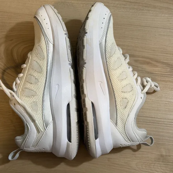 Nike Air Max AP Sneakers Womens 8 White Silver CU4870-102 Running Shoes Gym - Image 9