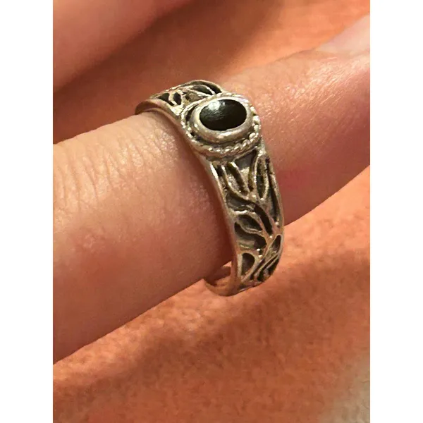 925 Sterling silver Knuckle Ring Open toe Adjustable e18 - Image 2