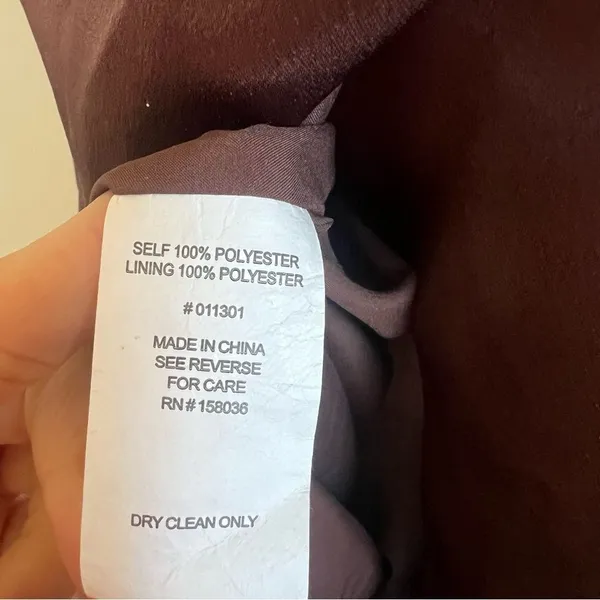 Birdy Grey Lydia Shiny Satin Chocolate Brown Maxi Dress NEW Size XXL Bridesmaid - Image 12