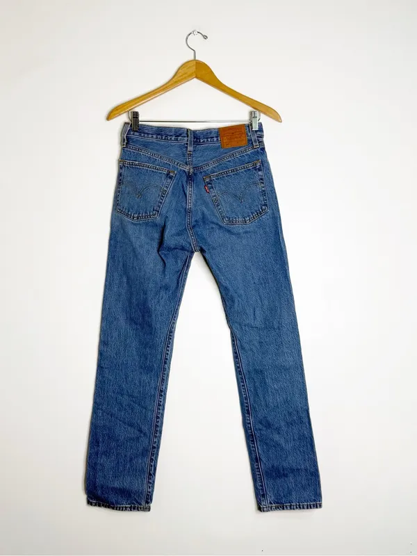 Levi’s 501 Original Distressed Jeans Women’s 26x30 High Rise Straight Leg - Image 2
