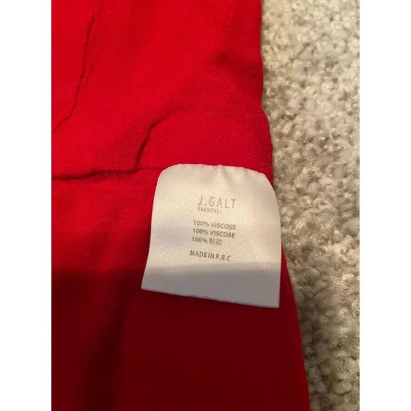 J. Galt crop top tie‎ back Red - Image 4