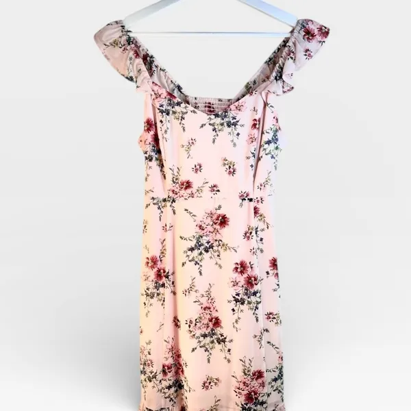 NWT Melrose & Market Light Link Floral Ruffle Midi Dress SMALL - Image 10