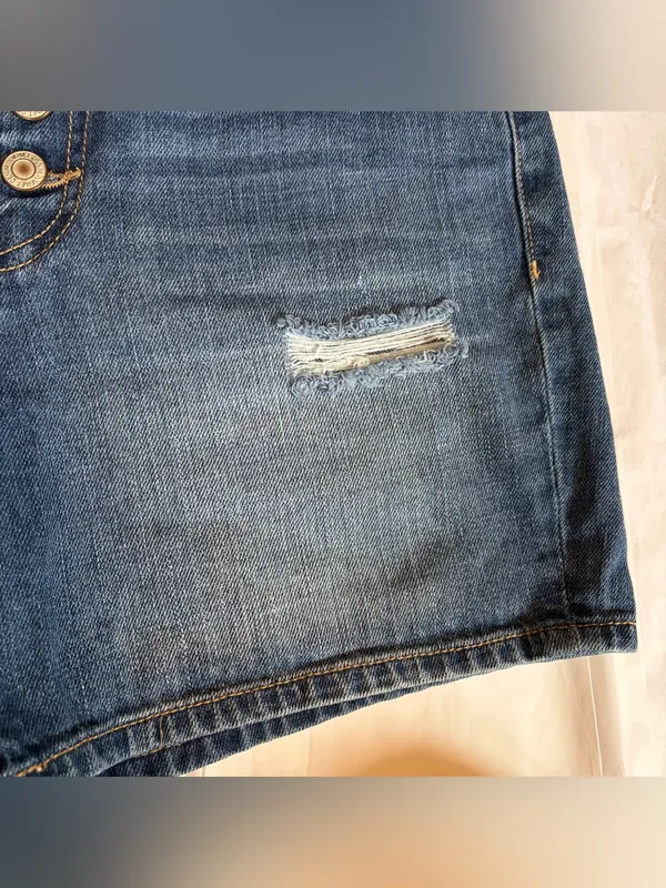 Vervet Denim Jean Shorts Button Up 100% cotton - Image 6