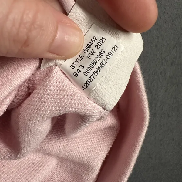 Under Armour Hoodie Womens‎ XL Pink Fleece Loose Fit Full Zip Hooded Sweatshirt - Image 9