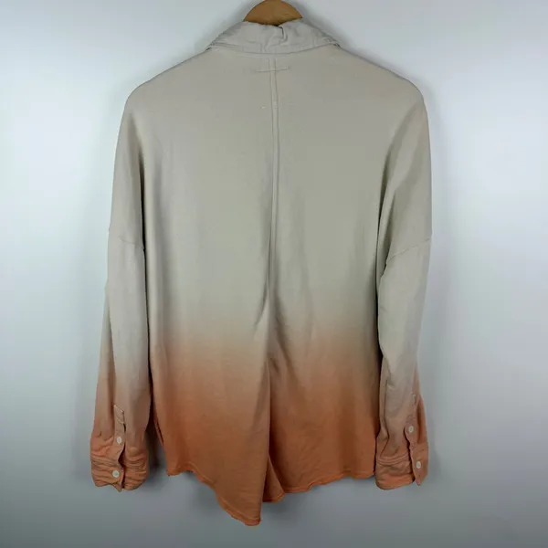 Offline by Aerie Lumber Jane Shacket Small Ombre Tye Die Button‎ Up Comfy Lounge - Image 4