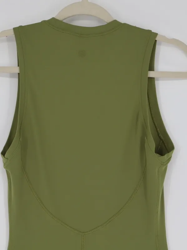 Lululemon All Yours Maxi Tank Dress Women’s XS 2 Green Sleeveless Slit Active - Image 10