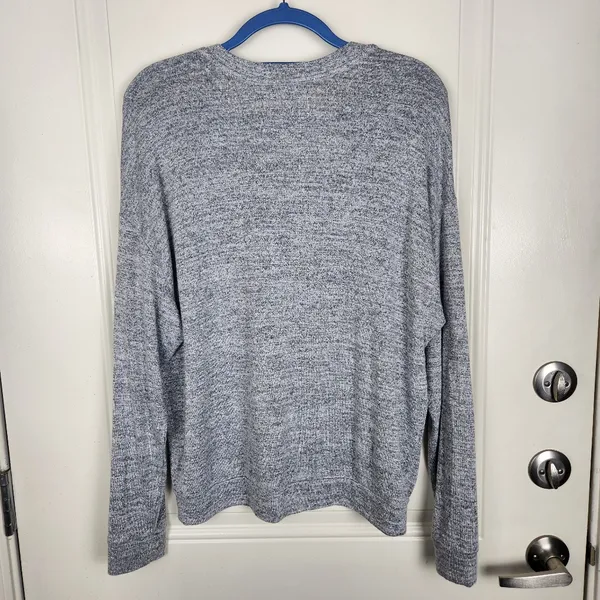 Aritzia Wilfred Free Women's Sweater Gray Long Sleeve Size M Medium - Image 6