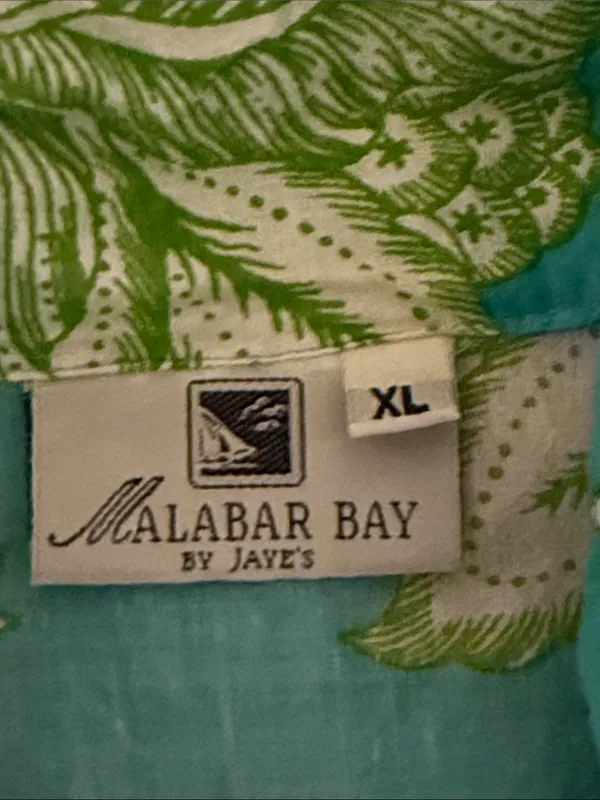 Malabar Bay by Jaye's Women's Turquoise & Green Pajama Set - XL - Image 3