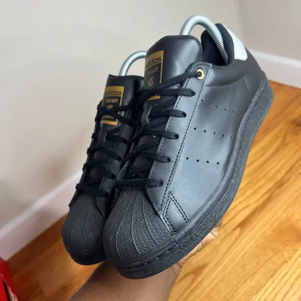 Adidas 2020 Superstar Stan Smith VS Superstar Black FX7888 Size 5.5M/7W NO BOX - Image 17