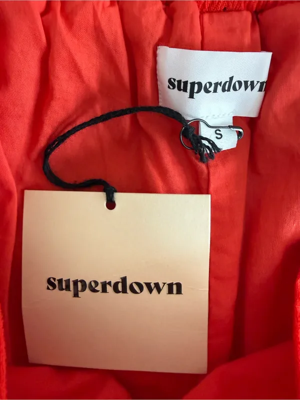 Superdown Gia Red High-Waist Pull On Shorts Size S Small NEW - Image 10