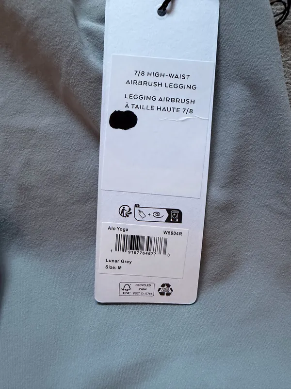 Alo Yoga High-Waisted Airbrush Leggings 7/8 - Image 3