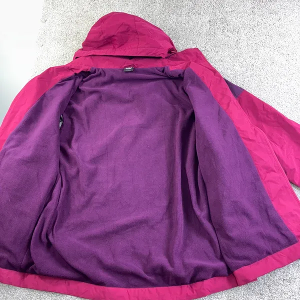 Fielder SonOS 3 Womens Size L Pink Colorblock Fleece Lined Hooded Hiking Parka - Image 11