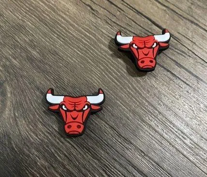 Chicago Bulls Basketball Team Sports Charm For Crocs Shoe Charms - 2 Pieces - Image 3