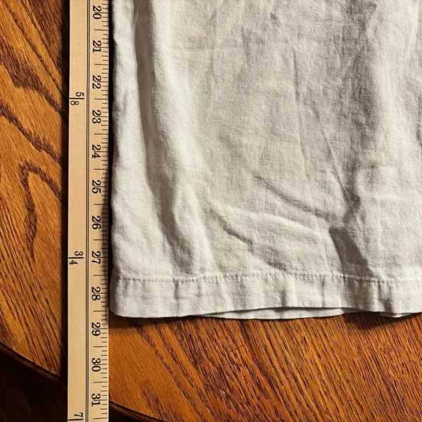 Old Navy‎ Linen Blend Pants Women's Size XXL Drawstring Straight Leg Beach Vacay - Image 8
