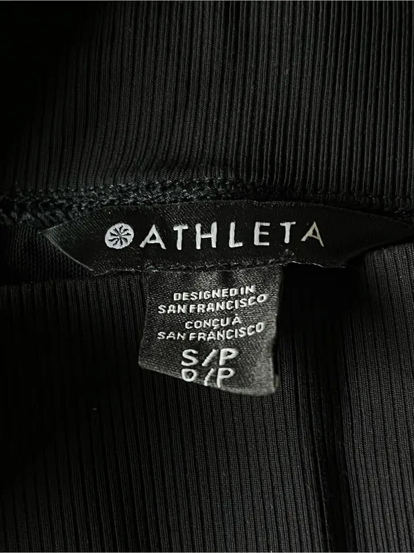 Athleta Venice high rise jogger pants black small - Image 10