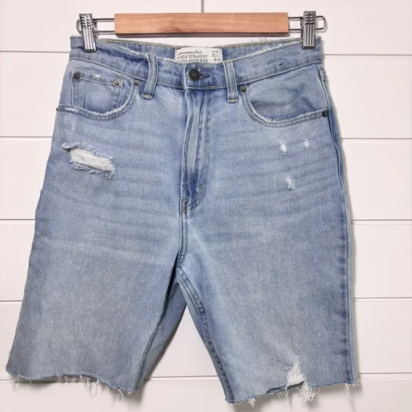 Abercrombie&Fitch Ankle Straight Ultra High Rise Size‎ 27 - Image 2