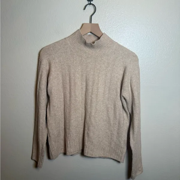 J.‎ Crew Ribbed mockneck sweater in Supersoft yarn - Image 2