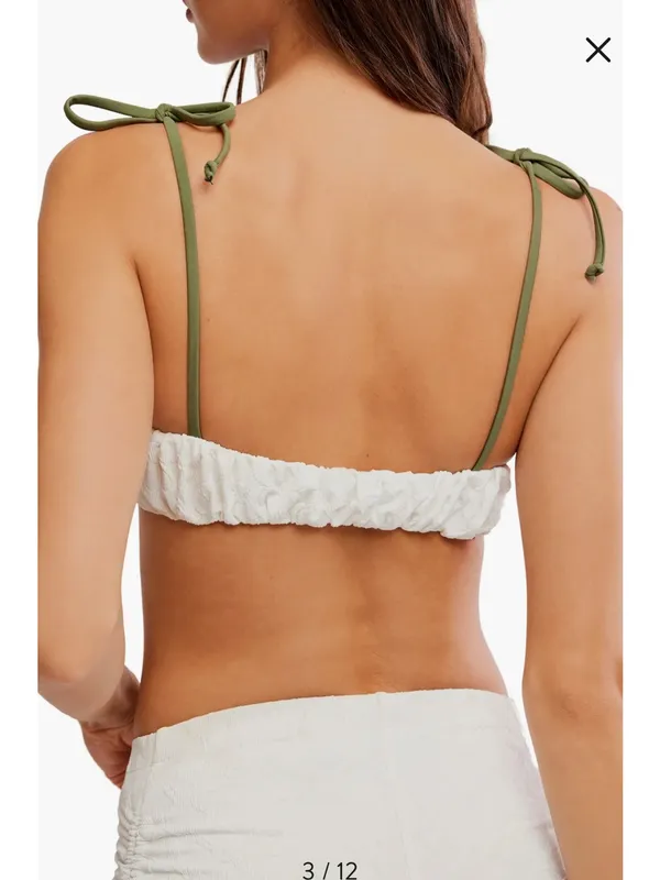 free-est by Free People Perri Jacquard Bikini Top $108 - Image 4