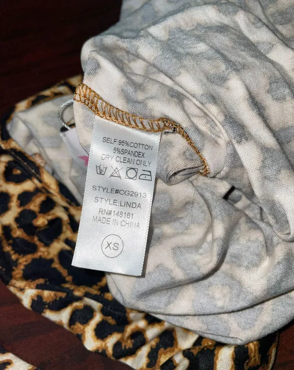 NWOT Buddy Love Leopard Print Linda Surplice Bodysuit - Image 6