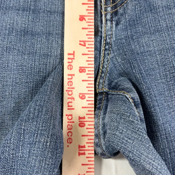 Levis 529 Curvy Boot Cut Jeans Womens 14 Short Medium Wash Denim Blue Stretch - Image 11