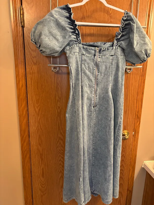 Mika & Gala Denim midi dress - Image 3