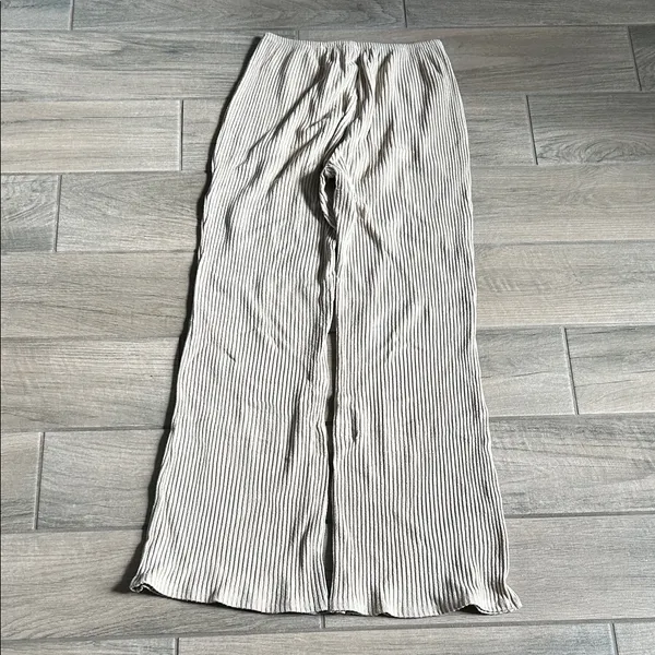 Joah Brown Striped Cream Pants - Image 4
