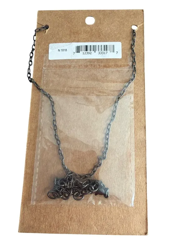 Anju Handcrafted Metal Inspirational Pendant Necklace Start Day With Joy New - Image 4