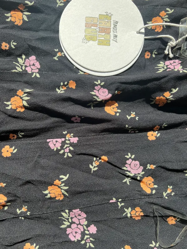 Princess Polly Black Floral Maxi Dress - Image 3