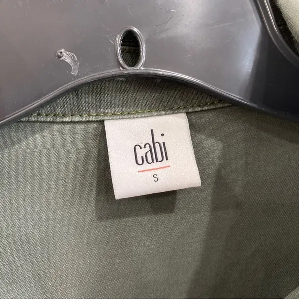 CAbi Green Utility Cotton‎ Jacket Small Minimalist Military Style Streetwear - Image 8