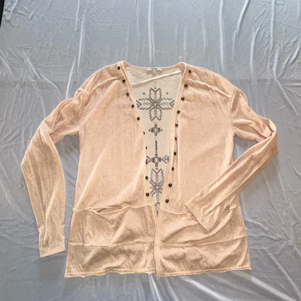 Miss Me • Southwestern Design Long Sleeve Open Cardigan Top- Women’s Large - Image 4