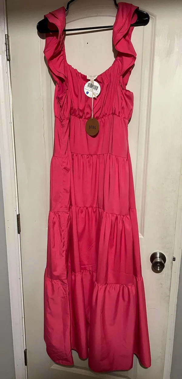 Boutique Pink Maxi Dress - Image 2