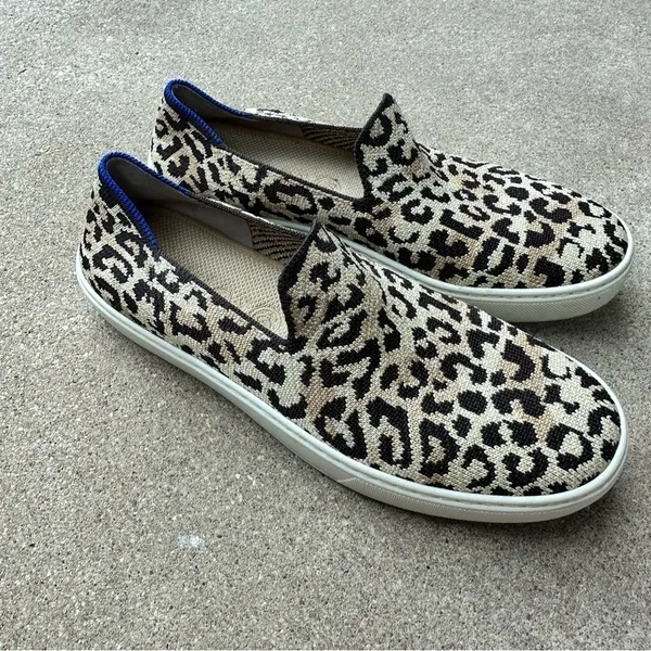 Rothy’s The Sneaker Slip On Animal Cheetah Camo Print - Image 2