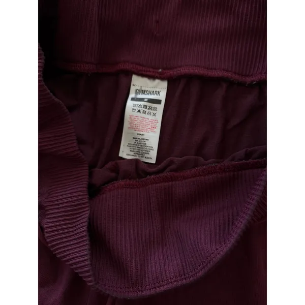 Gymshark Vital Seamless 2.0 Joggers Baked Maroon Womens Medium - Image 4