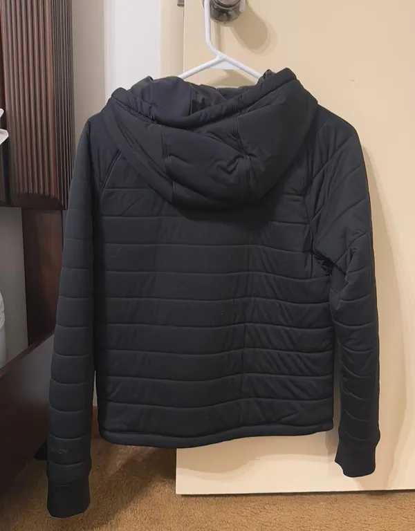 Lululemon Black Puffer Jacket - Image 2