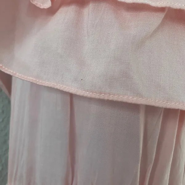 Pink Cottagecore Dress‎ Small Ruffle Coquette Feminine Romantic Peasant Girly - Image 4