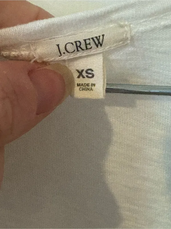 J. Crew White Scallop-Lace Sleeveless Tank - Image 3