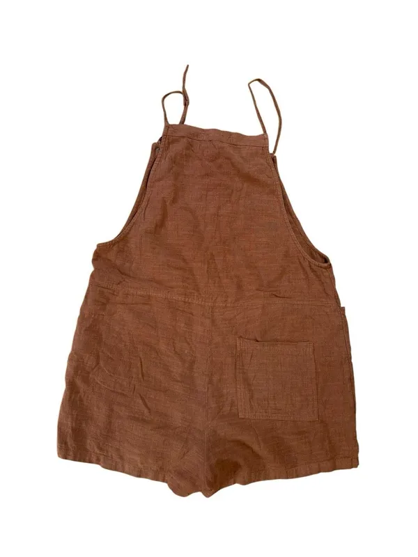 L*Space Indy Romper 100% Cotton Terracotta Brown Size Large - Image 4